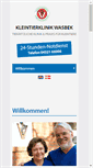 Mobile Screenshot of kleintierklinik-wasbek.de